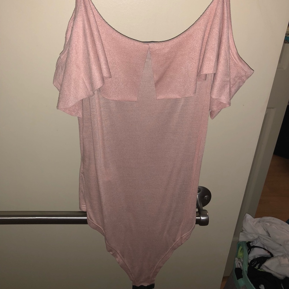 Pink Ruffle Body Suit - Picture 2 of 2